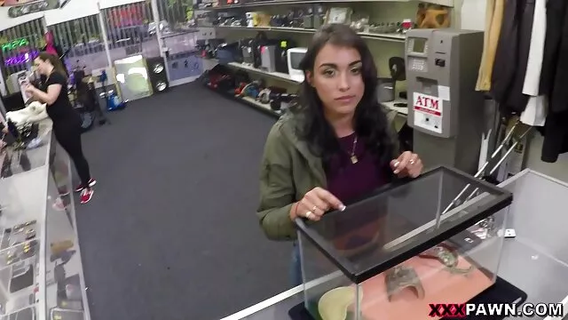 Busty red-haired flirty obediently sucks a guy's dracula anal phallus